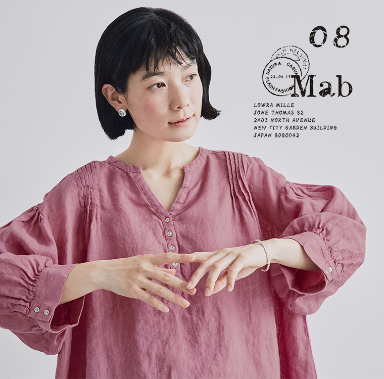 個性の光る洗練された大人のブラウス3選【08Mab】風が通り抜ける心地良いデザイン