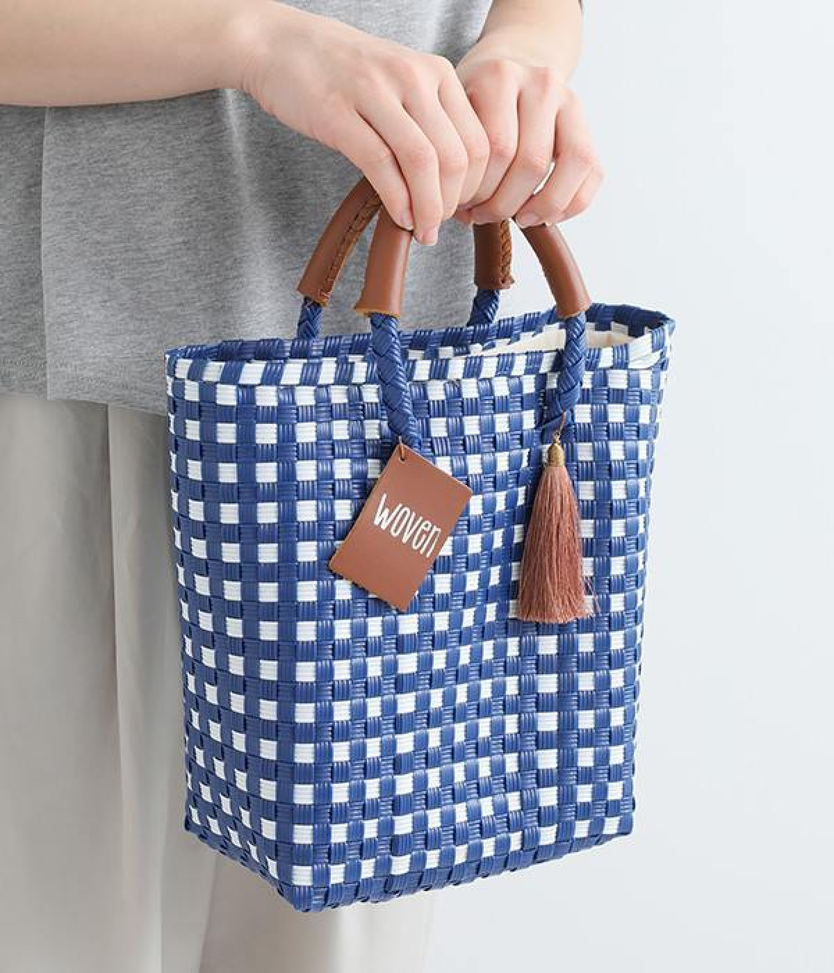 メルカドバッグ　MINI TOTE(ネイビー-ONESIZE)