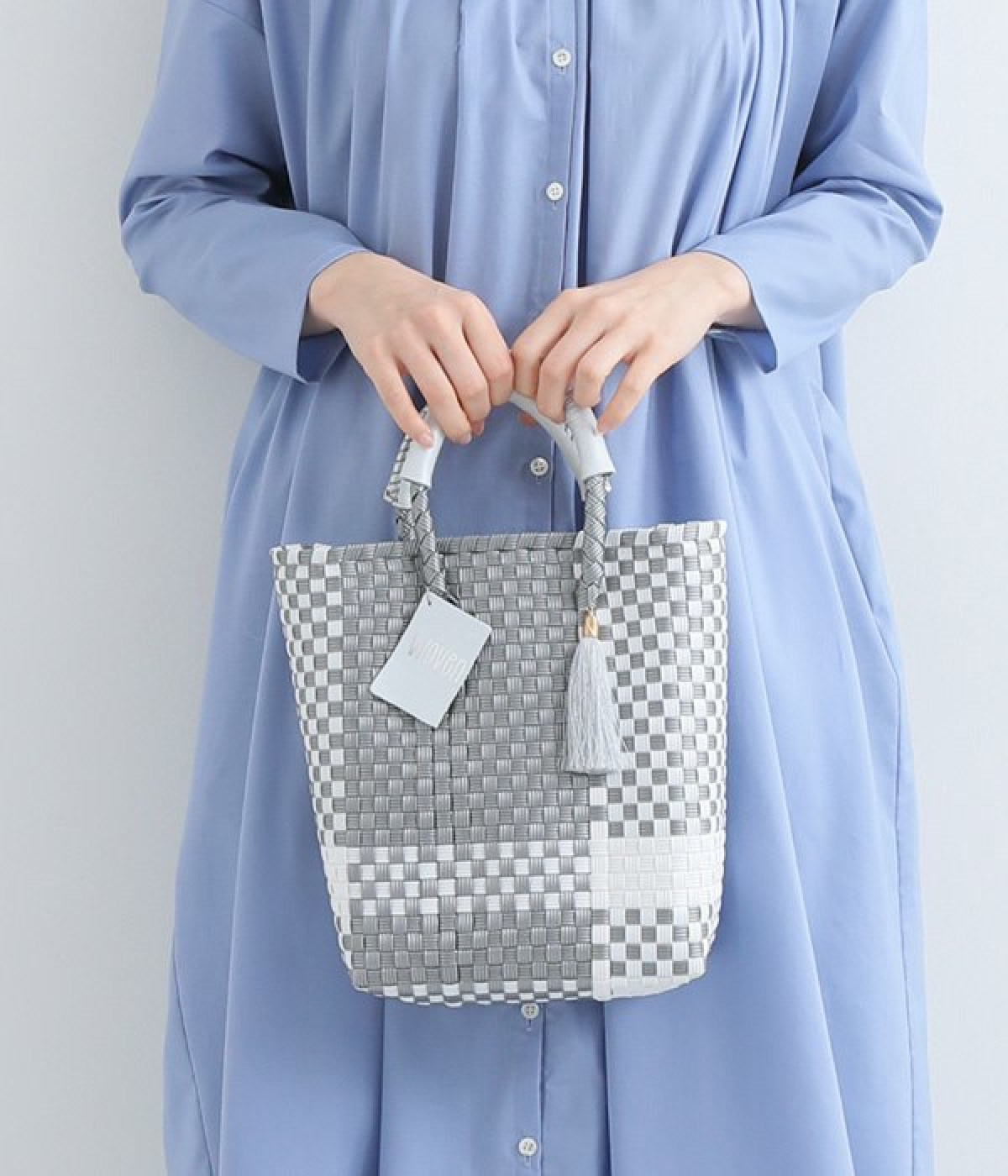 メルカドバッグ　MINI TOTE(シルバー-ONESIZE)