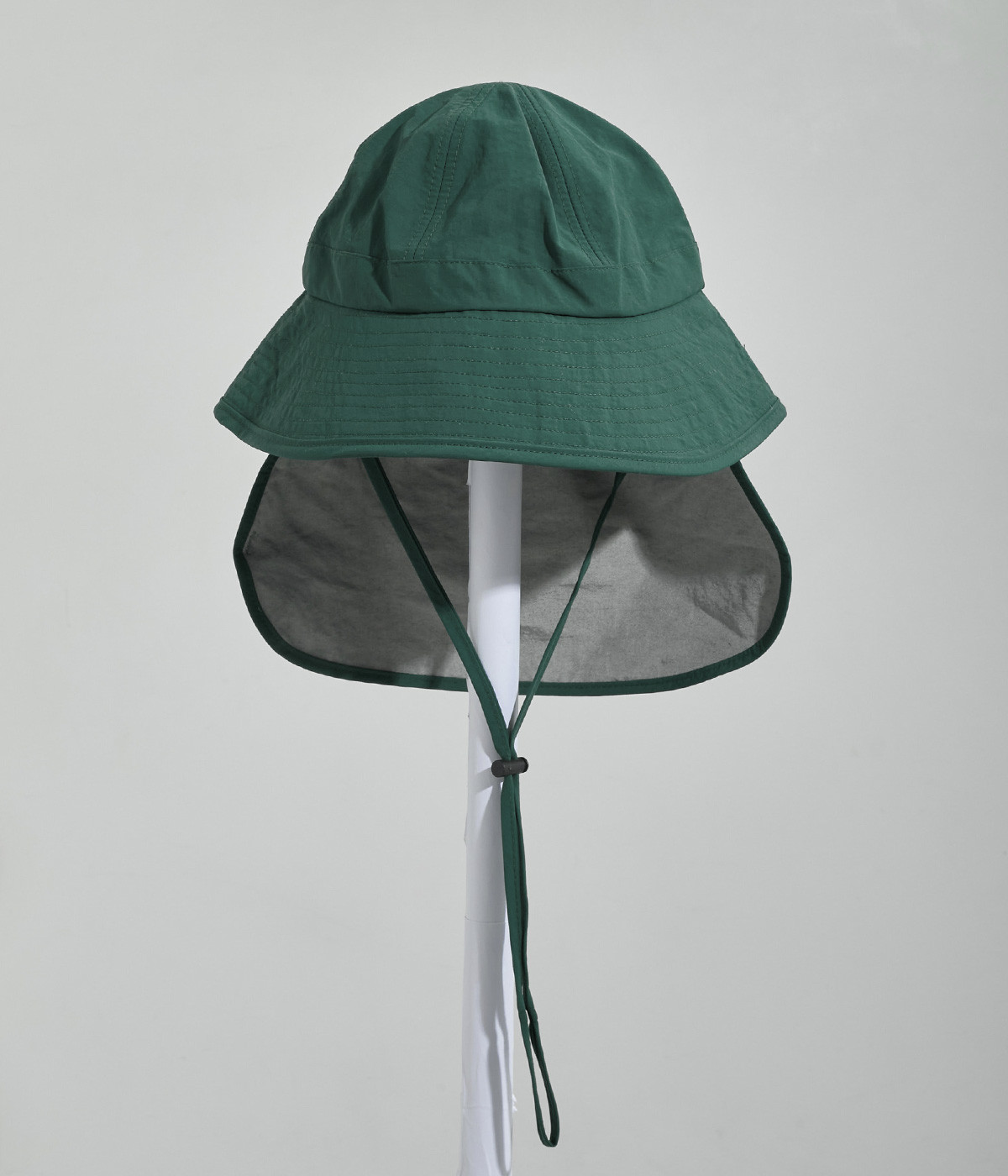 遮熱・撥水 コンパクト収納バケットハット(グリーン-ONESIZE)
