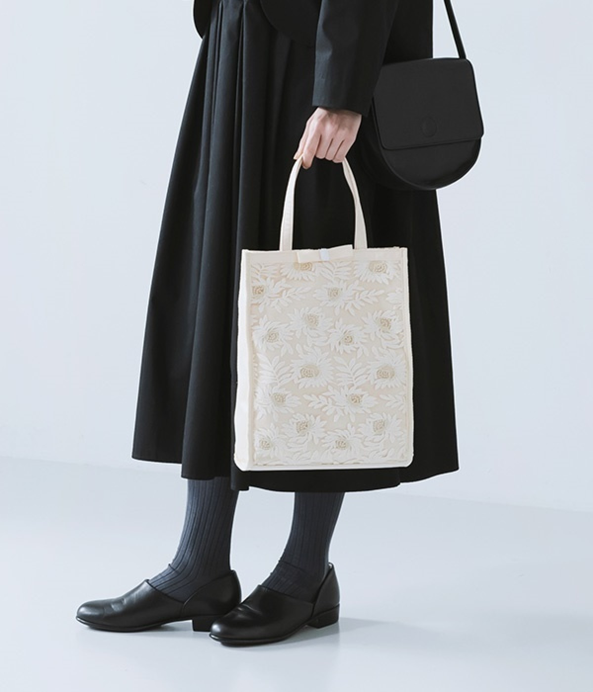 A4レーストートBAG(オフホワイト-ONESIZE)