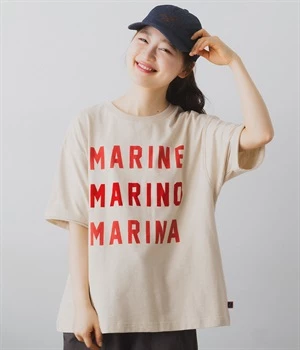 海を感じるプリントTシャツ